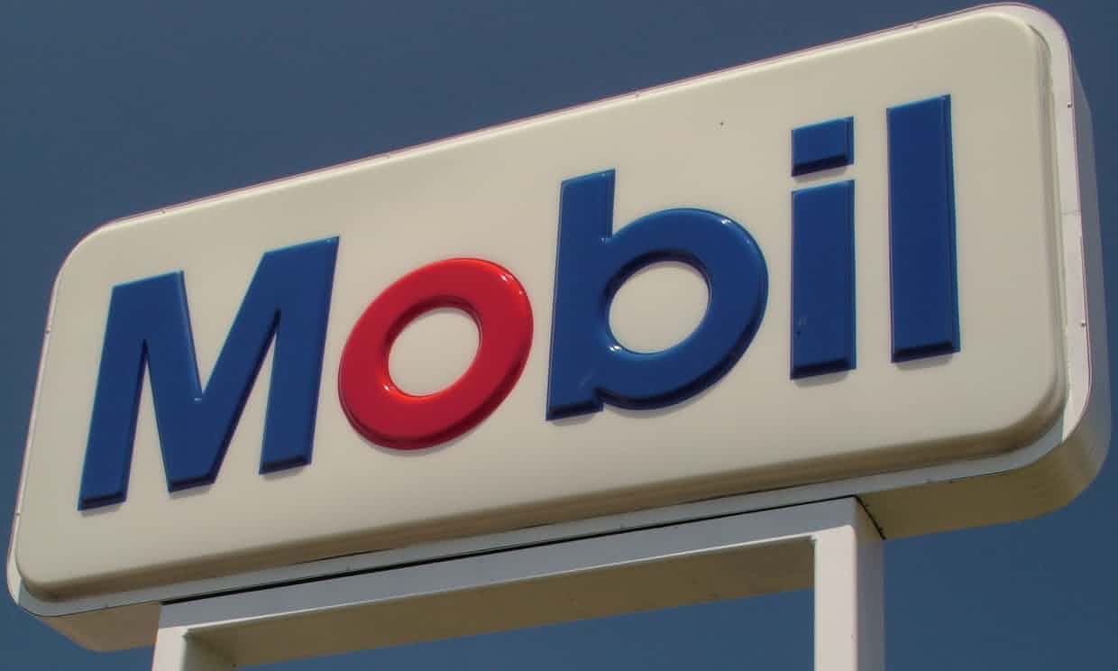 El famoso logotipo de Mobil