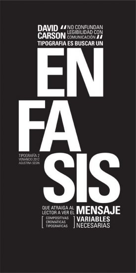 Énfasis tipográfico